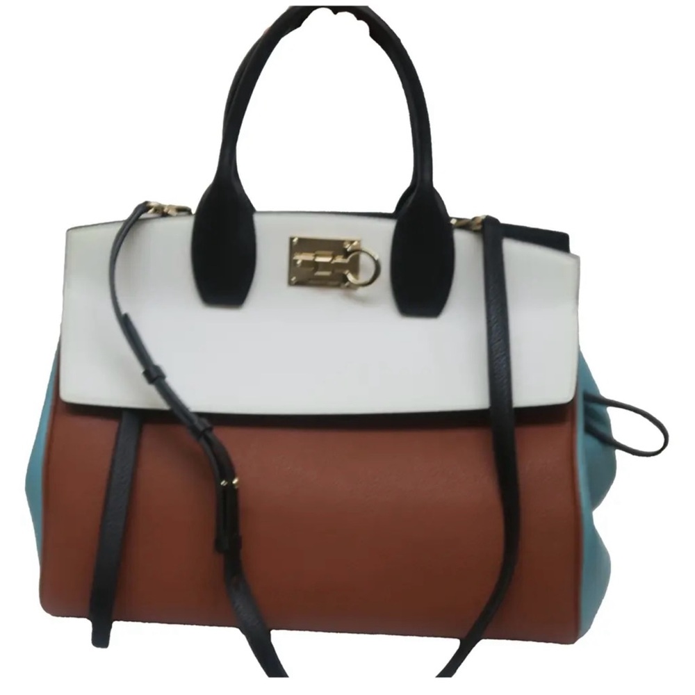 Elegant leather Salvatore Ferragamo Multi-Color Women's Handbag